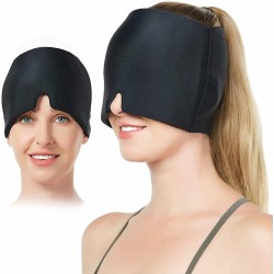 Bonnet gel anti-migraine noir