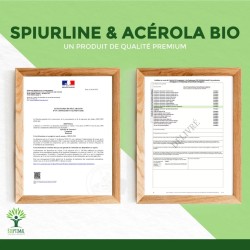 Acérole et Spiruline Bio : énergie, immunité et spiraling pour prévenir vos maux de tête